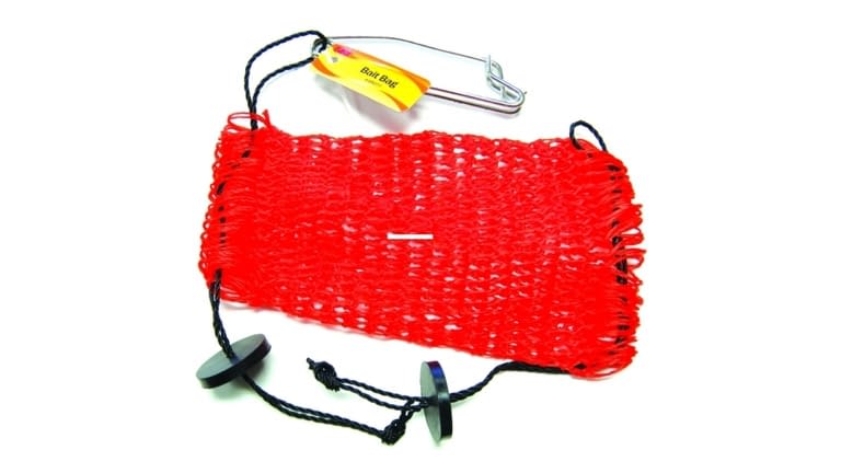 SMI Mesh Bait Bag With Clip - ORG