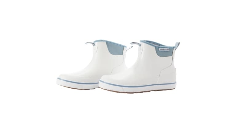 Gundens Womens Deck Boss Ankle Boots - White
