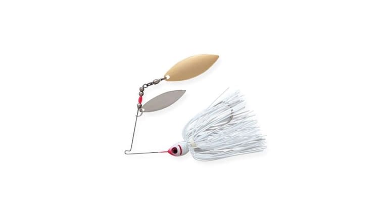 BOOYAH Blade Spinnerbait Double Willow 1/2 oz Clear Gold Shiner