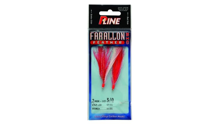 P-Line Farallon Feather - FF30-RED/WHT