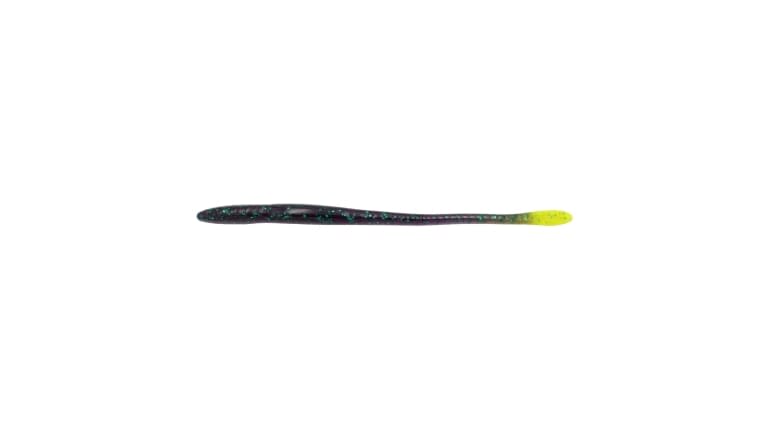 Keeper Custom Worms Straight Tail Worms - June Bug Chartreuse Tail