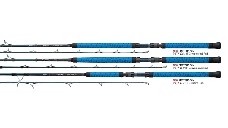 Daiwa Proteus Winn Spinning Rod "Blue" - 76hfs
