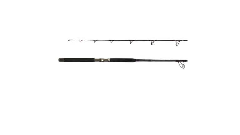 Seeker Black Steel Graphite Spinning Boat Rod