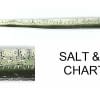 Roboworm Straight Tail Worm - Style: Salt & Pepper Chart