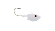 Dolphin Tackle Painted Big Game Arrowhead Jig Head - PKAHE16-12WH - Thumbnail